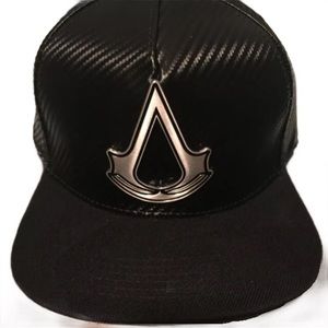 Assassin’s Creed Cap Carbon Fiber Black Flat Brim